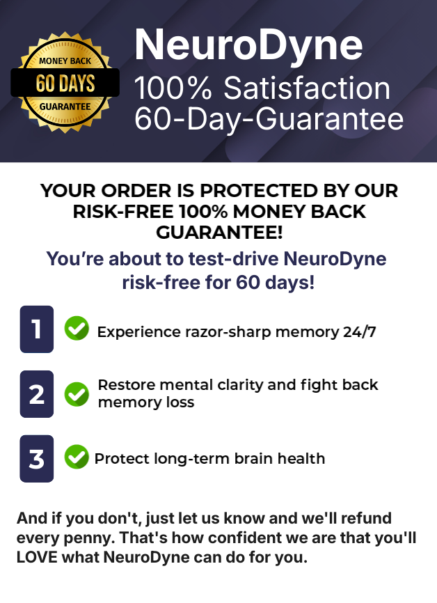 Neurodyne 60-day satisfaction guarantee